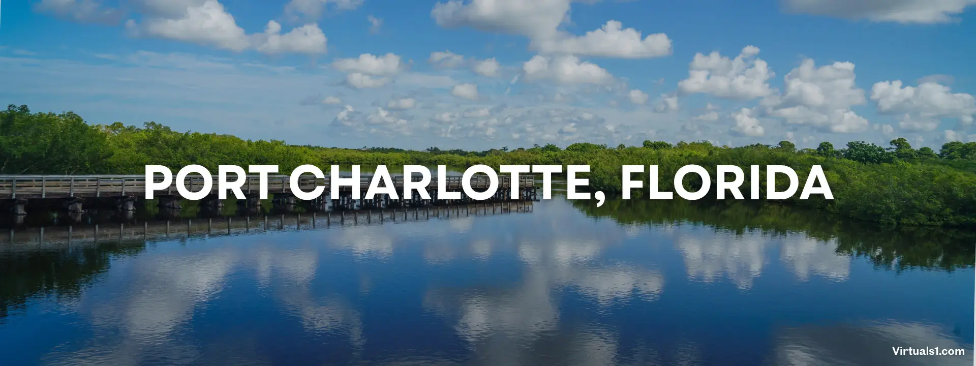 Waterfront home in Port Charlotte, FL, with a boat dock and calm canal, expertly photographed for real estate.